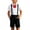Red-Big Bow, variant on Odeerbi Toddler Boys 4 Piece Gentleman Formal Suit Preppy Outfit Short Sleeve Dress Shirt and Suit Shorts with Suspenders Bow Tie School Uniform Set