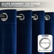 thumbnail image 3 of Cortinas Joydeco de Terciopelo Azul Real 160x160cm 2 Paneles, 3 of 8