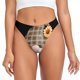 thumbnail image 1 of Fotbe Sunflower Gnomes 4 Tanga Sin Costuras para Mujer con Estampado – Panties Invisibles, Transpirables y Cómodos para Uso Diario-Small, 1 of 6