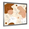 thumbnail image 2 of Designart 'One Line Drawing Of Beautiful Girl' Modern Framed Art Print, 2 of 4