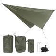thumbnail image 2 of 360x290cm Camping Cover Waterproof Multifunction Rhombus Canopy Beach Shade ClothArmy Green,, 2 of 5