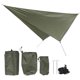 thumbnail image 1 of 360x290cm cubierta de camping impermeable multifunción Rhombus Canopy Beach Shade ClothArmy verde, 1 of 8