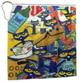 thumbnail image 2 of Pete the Cat Shower Curtain Waterproof Bathroom Curtain Set with Hooks Decor Bathtub 72 in x 72 in, 2 of 9