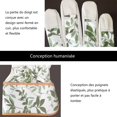 thumbnail image 2 of Guantes de jardinería para mujer Rawiri de piel suave, resistentes a las espinas y las zarzas, cómodos y transpirables, para el trabajo, el jardín y la construcción (guantes cortos, hojas), 2 of 5