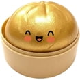 thumbnail image 1 of Giant Glitter Dumpling Squishy, Squishy Dumpling Fidget Toy, Bao Bun Squishy Squeeze Toy with Steamer for Stress Relief, 1 of 5