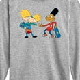 thumbnail image 3 of Hey Arnold! - Arnold and Gerald Skateboard - Toddler And Youth Long Sleeve Graphic T-Shirt, 3 of 5