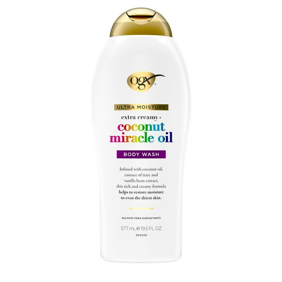 OGX Extra Creamy   Coconut Miracle Oil Moisture Body Wash, 19.5 fl. oz