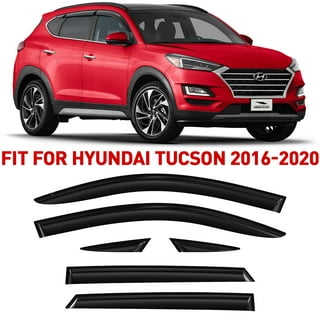 X-CAR Weather Shield Weathershields Car Window Visor Compatible with  Hyundai Tucson 2015-2021 : : Automotive