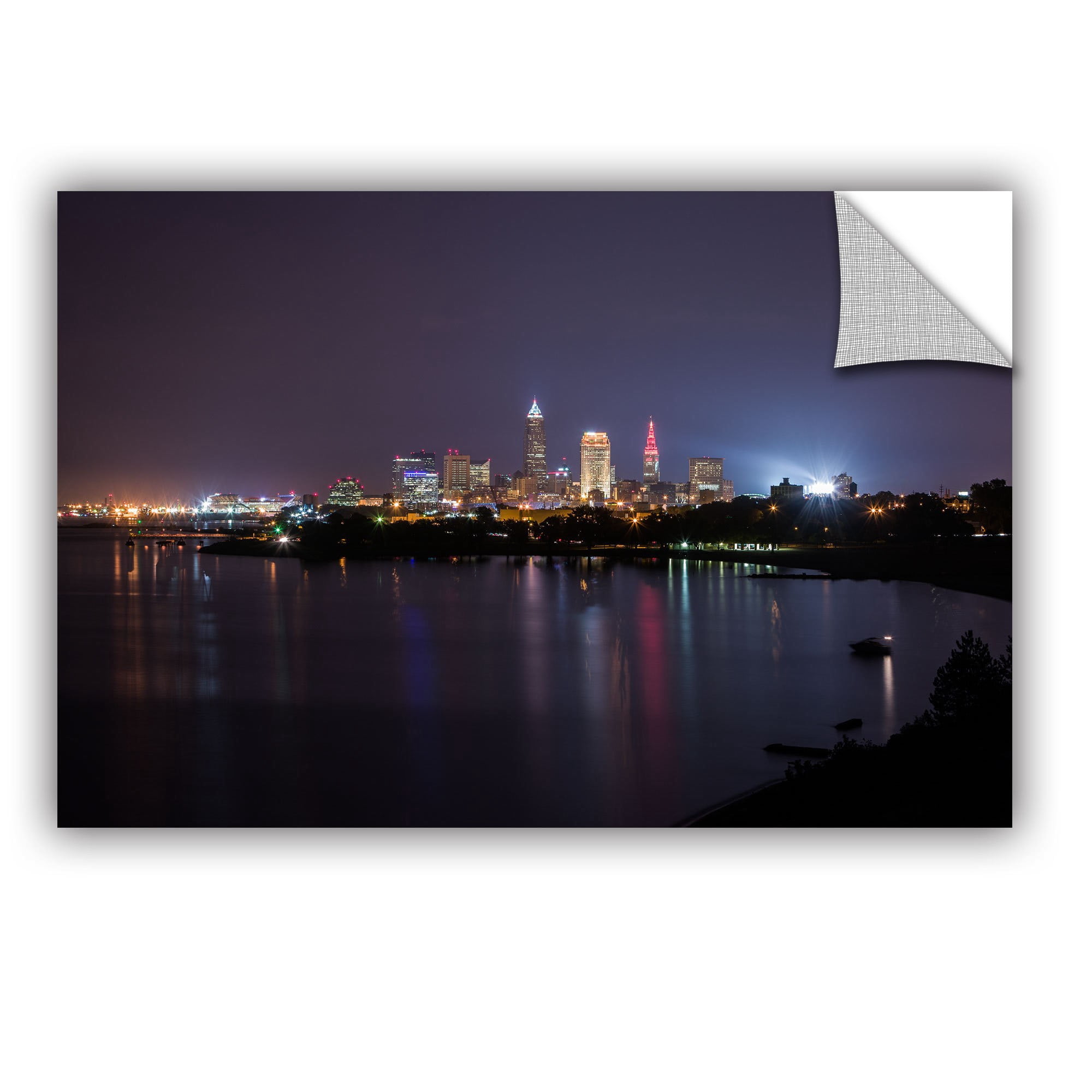 Brushstone Cleveland Skyline 12 Wall Decal
