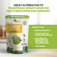 thumbnail image 4 of Amasar | All-Purpose Breadfruit Baking Mix | Gluten Free Made with Breadfruit & Cassava Flour | Plant Based All-Purpose Flour for Desserts & Dishes | 9g of Fiber per Serving, 24 Oz, 4 of 7