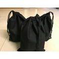 thumbnail image 4 of Custombagsupplies - 8x10 Inches Reusable Eco-Friendly Cotton Single Drawstring Bags Black Color, 4 of 4