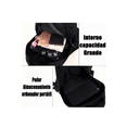 thumbnail image 3 of Mochila De Hombro Mm-03 Mochila De Estudiante Ligera Simple NEGRA detalles naranjas, 3 of 4