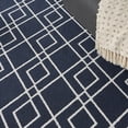 thumbnail image 6 of Nourison Modern Lines Geometric Navy 8' x 10' Area Rug, (8x10), 6 of 8