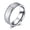 Silver, variant on 8mm Silver Titanium Steel Lord's Prayer Ring for Men Women, Engraved Cross Bible Verse Christian Religious Wedding Band Faith Jewelry Gift Size 12