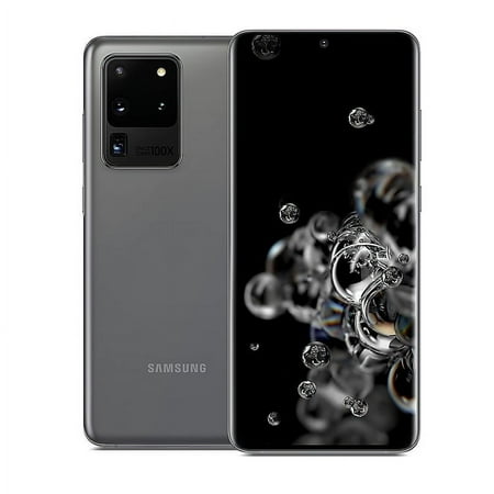 Restored Samsung Galaxy S20 Ultra 5G G988W (Canada Unlocked) 128GB Cosmic Gray (Grade A+) (Refurbished)
