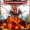 thumbnail image 3 of Termómetro digital para alimentos 2 en 1 de lectura instantánea, apto para horno, con sonda doble y función de alarma para cocinar, asar, ahumar y asar a la parrilla, cocina (rojo), 3 of 8