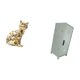 thumbnail image 5 of Estatua De Gato, Figura Decorativa, Escultura Animal, Adorno Artístico Para Chimenea, Mini Armario/taquilla, Organizador De Espacio Para El Hogar, Apilable, A Prueba De Polvo, Organizador De, 5 of 8