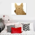 thumbnail image 4 of Nawypu Animals Wall Art Canvas Prints 'Scottish Terrier' Home Décor, Gold, White, 4 of 4