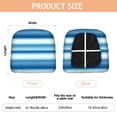 thumbnail image 3 of Blue and Grey Abstract Art Artwork Seat Covers for Dining Room Chairs Set Of 4,Stretch Printed Washable Chair Seat Cover with Elastic Ties and Button,Removable Waterproof Couch Cushion Covers, 3 of 6