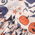 thumbnail image 5 of Gibobby pantalones siameses Mono con tirantes para niños, y mono con dibujos animados de Halloween para niñas pequeñas(Marrón， 4-5 Años), 5 of 5