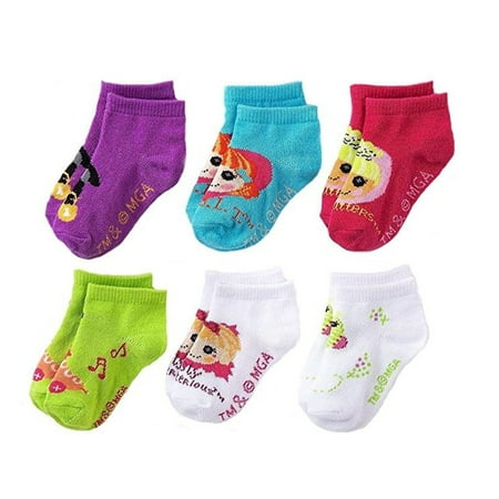 Lalaloopsy 6-pack Low Cut Socks - Toddler Little Girl s