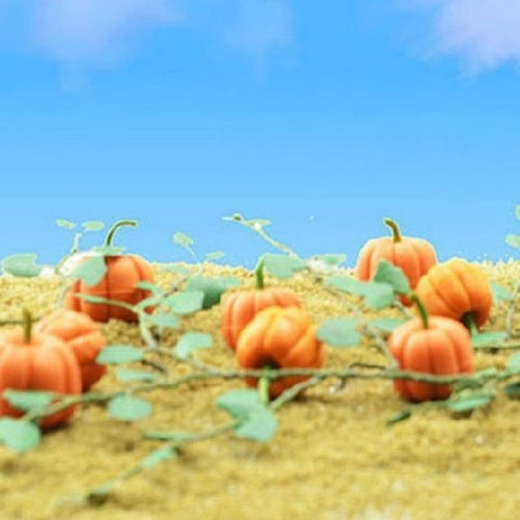 JTT Scenery Products Pumpkins w/Vines 1 3/8" Long, 18 Pcs