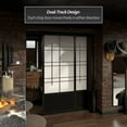 thumbnail image 7 of Red Lantern 7 ft. Tall Eudes Shoji Sliding Door Kit (Double - Sided) - Black, 7 of 7