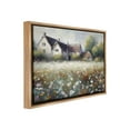thumbnail image 4 of Stupell Industries Traditional Farmhouse Meadow Landscape Painting Brown Floater Framed Canvas Art Print Wall Art, 31 x 25, 4 of 10