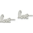 thumbnail image 2 of Sterling Silver Polished Love Post Earrings (7 X 13) Made In India qe11757, 2 of 5