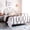Antique Bronze, variant on SAFAVIEH Paloma Metal Retro Bed Frame, Queen, Black