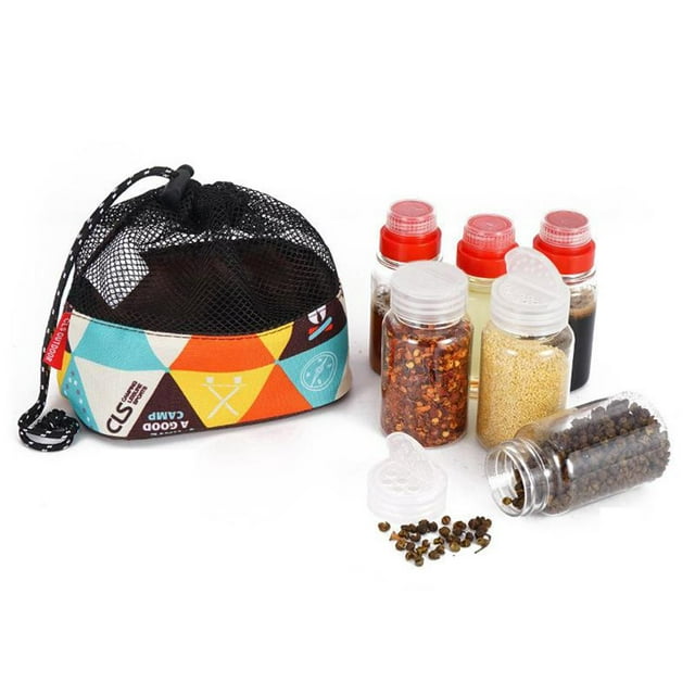 Tarro de condimento duradero portátil DYNWAVEMX Mezclado 80ml 100ml Tarro de especias para condimentos de barbacoa