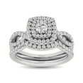 thumbnail image 1 of 14KT White Gold 1Ct.Tw. Diamond keyani Bridal Ring, 1 of 4