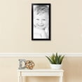 thumbnail image 3 of ArtToFrames 12" x 25" Satin Black Bull Nose Picture Frame, 12x25 inch Black Wood Poster Frame (WOM-1417), 3 of 7
