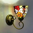 thumbnail image 4 of Lámpara de pared vintage aplique decorativo para cafeterías, dormitorios, pasillos, balcones con luz nocturna LED, iluminación ambiental cálida, material de hierro y vidrio, 4 of 8