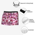 thumbnail image 5 of Wukai Orchids Flowers Print Men’s Underwear Breathable Boxer Briefs,&nbsp;Moisture Wicking & Breathable-Small, 5 of 7