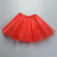 thumbnail image 2 of Bearichfupo Toddler Kids Baby Girls Baby Tulle Star Sequins Princess Tutu Skirt Outfits, Sizes 3-8 Years, 2 of 3