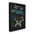 thumbnail image 3 of Stupell Industries Get On My Level Gaming Controller Neon Paint Splatter Graphic Art Gallery Wrapped Canvas Print Wall Art, Design by Victoria Barnes, 3 of 7
