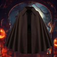thumbnail image 2 of HXWCHs Victorian Gothic Court Gown Women Solid Color Fitted Waist Medieval Court Occasion Dress Brown One Size, 2 of 4