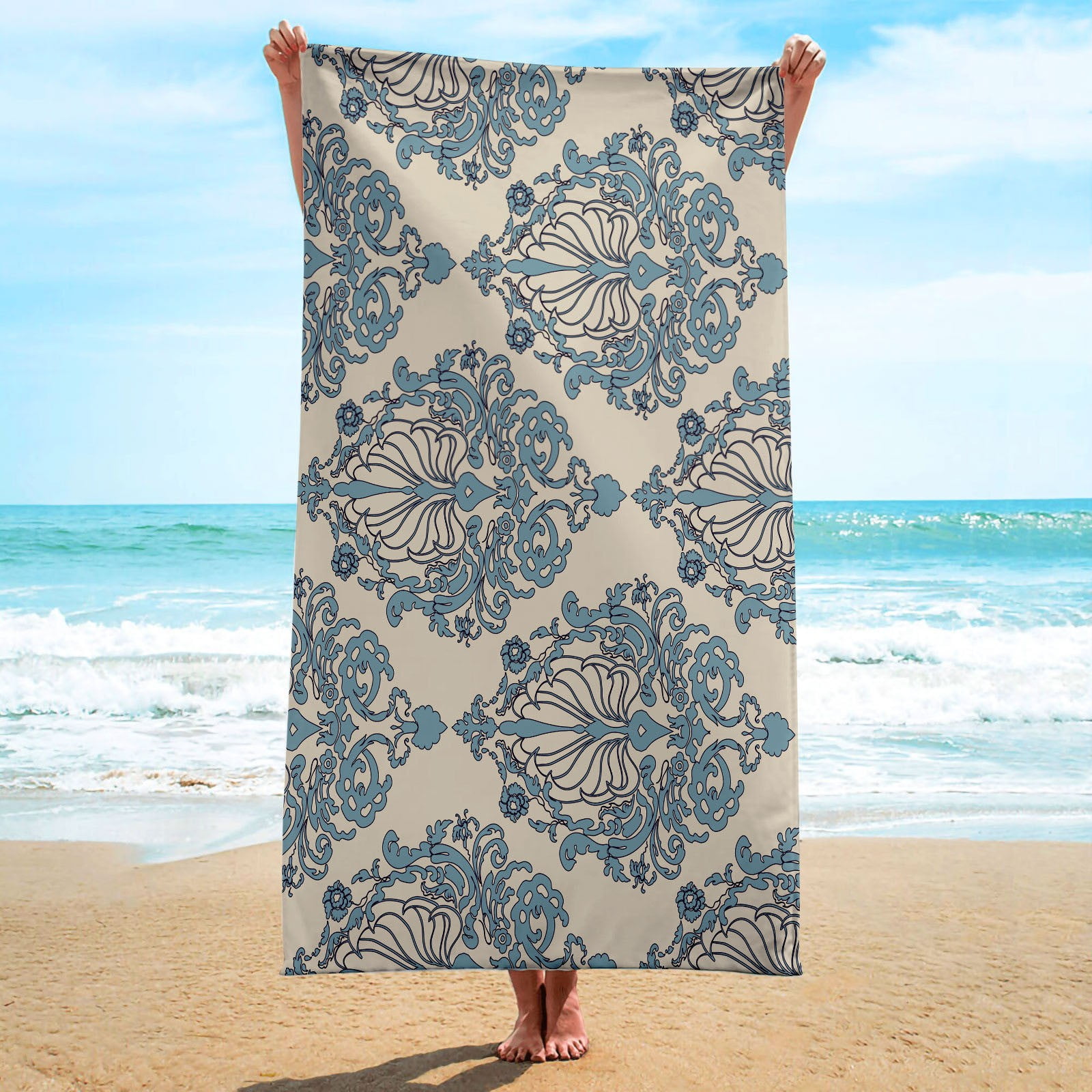 Serviette De Plage Microfibre Kuuromi 59 X 27 Pouces - Super Absorbante, Anti-sable, Légère, Séchage Rapide, Pour Plage/piscine/voyage - 11