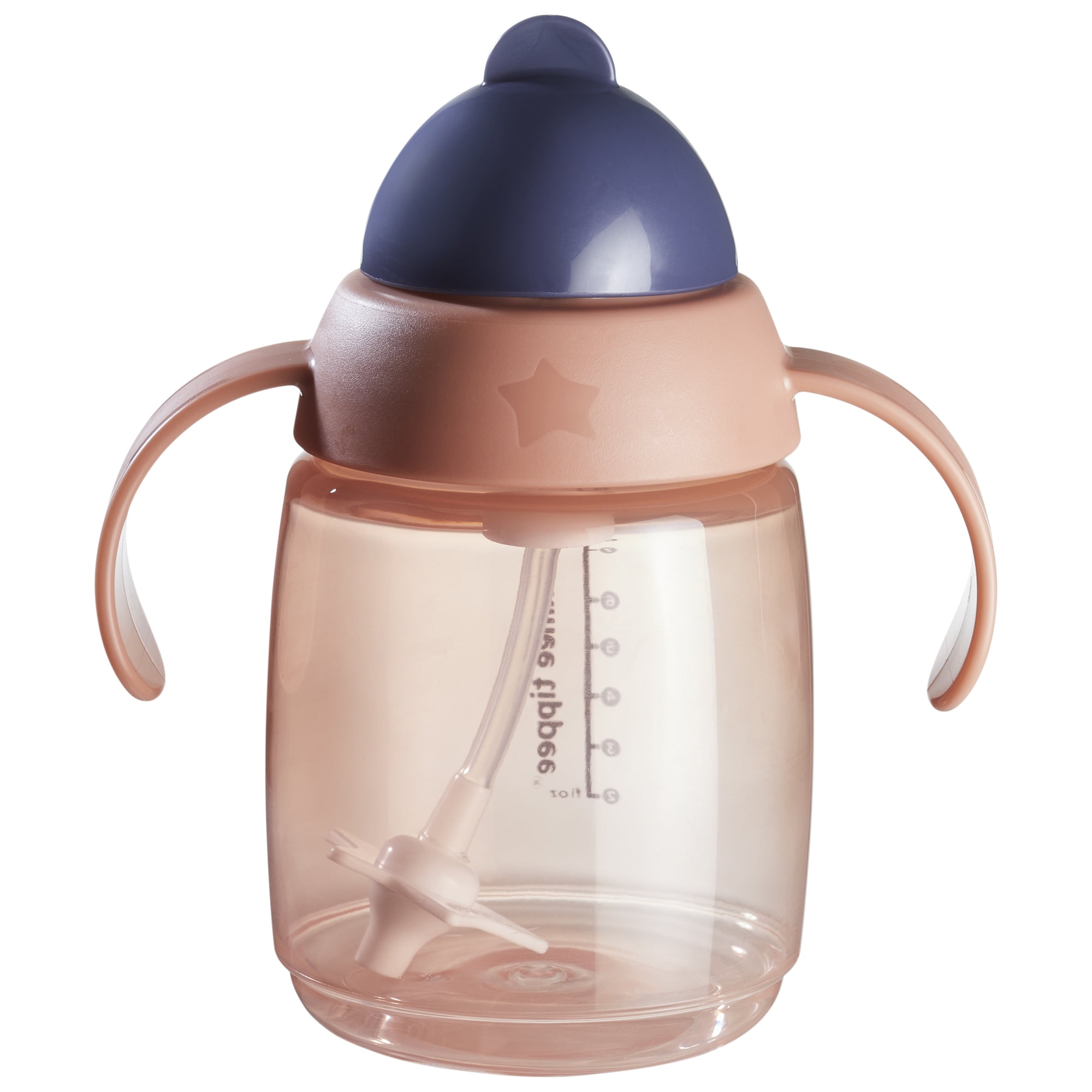 Tommee Tippee Superstar Weighted Straw Cup for Toddlers | 10oz, 6+ Months, Pink | 100% Leak and Shake-Proof