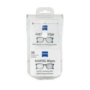 ZEISS Gentle Cleaning Anti Fog Lens Wipes for Eyeglass, 30 Count