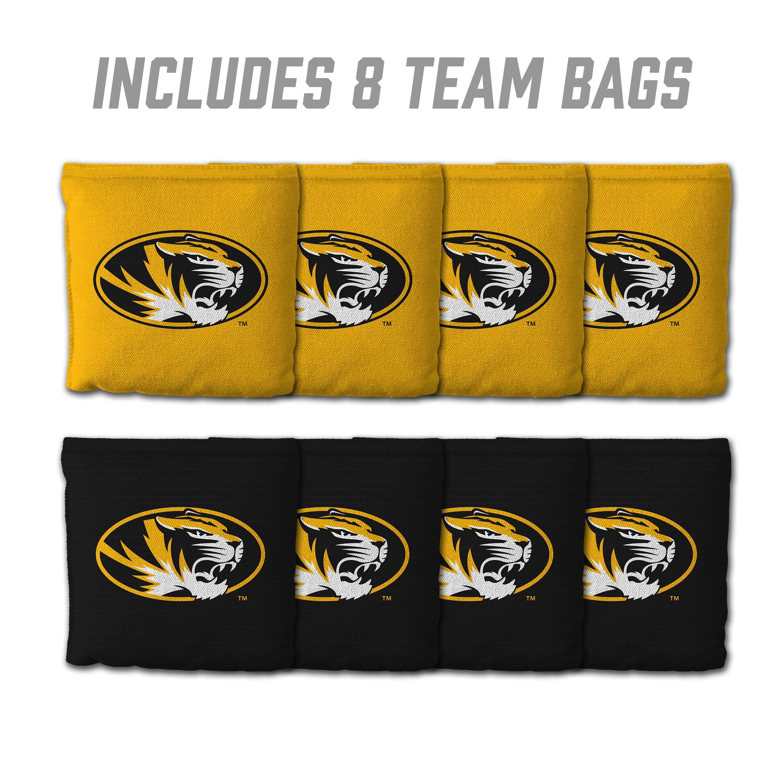 Missouri Tigers 8pk Licensed Cornhole Bags