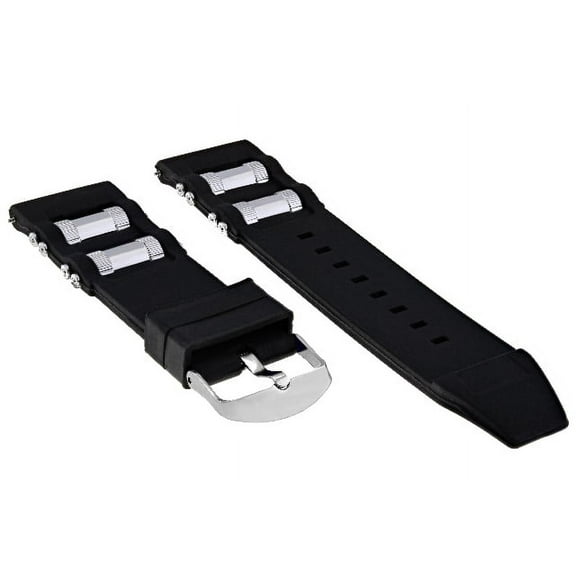 26MM RUBBER WATCH BAND STRAP FOR INVICTA RUSSIAN 1800 1201 1805 1845 1959 BLACK