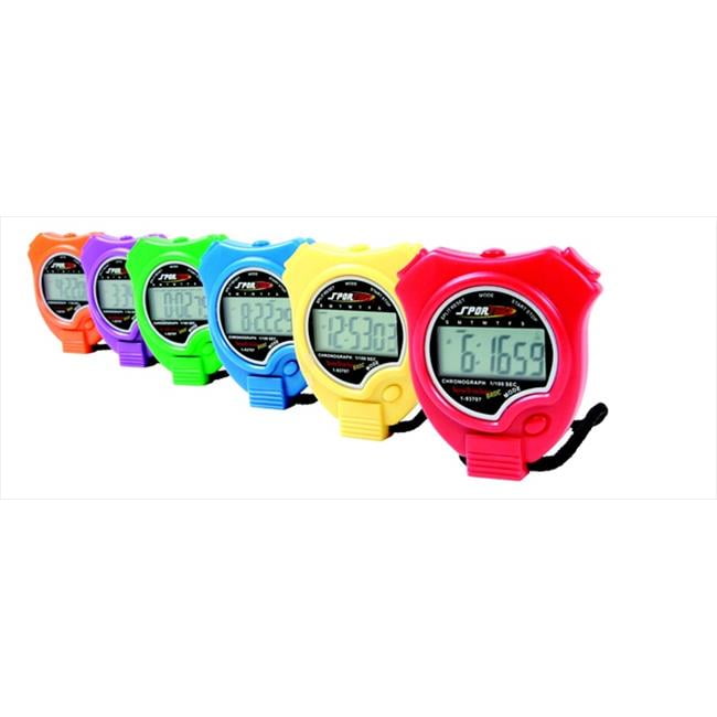 Sportime 1012575 Timetracker Basic Stopwatches Set 6