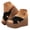 Black, variant on Mepaouo Platform Sandals for Women 2025 Slip on Wedge Slides Comfortable Espadrilles Summer Shoes