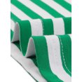 thumbnail image 5 of DARING DIVA Women's Color Block Striped Knit Top Long Sleeves T-Shirt M White Green, 5 of 6