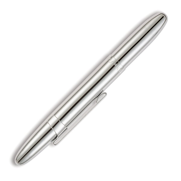 Fisher Space Pen's Chrome Bullet Pen #400 Plus An Extra Black Refill 