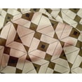 thumbnail image 4 of oneOone Silk Tabby Fabric Diamond Geometric Print Sewing Fabric BTY 42 Inch Wide, 4 of 4
