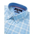 thumbnail image 4 of sogami Men's Casual Plaid Long Sleeve Shirt Lightweight Cotton Gingham Shirt, 4 of 8