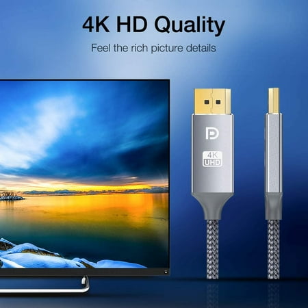 Displayport Cable 6 6ft Snowkids 4k 60hz 1440p 144hz Displayport To Displayport Cable 2m 6 6ft Dp To Dp Nylon Walmart Canada Displayport Cable 6 6ft Snowkids 4k 60hz 1440p 144hz Displayport To Displayport Cable 2m 6 6ft Dp To Dp Nylon Walmart Canada